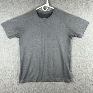 Lululemon Shirt Mens Large Gray Metal Vent Tech Short Sleeve Athletic Tee